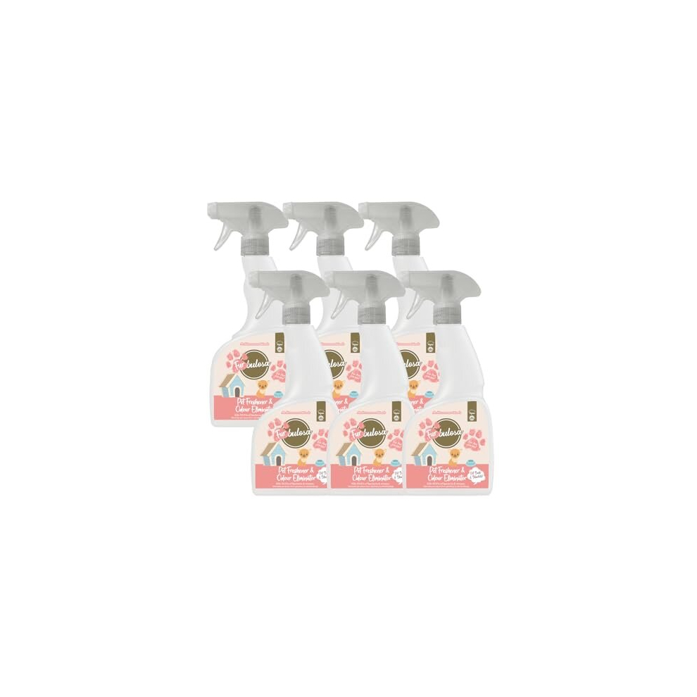 Fabulosa Furbulosa Pet Freshener & Odour Eliminator, Multi Purpose, Multi Surface Pet Disinfectant Liquid, Sofa, Upholstery, And Soft Furnishings Cleaner,