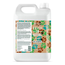 Natural Coconut Dog Shampoo, Vegan & Cruelty Free, No SLS or Parabens, Detangling, For Curly Coats, 5L Refill Pack