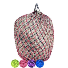 Double Hay Net For Horses - Net Bag With Extra Strong Mesh Holes For Greedy Horses. Horse Accessories Haynet For Haylage, Horse Treats & Soak Hay Bale