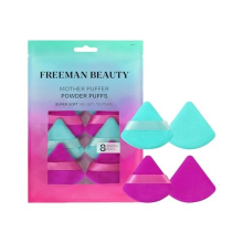 Freeman Mother Puffer Powder Puff 8-pack, Makeup Puffs för Pressad eller Löst Puder, Fleece Material