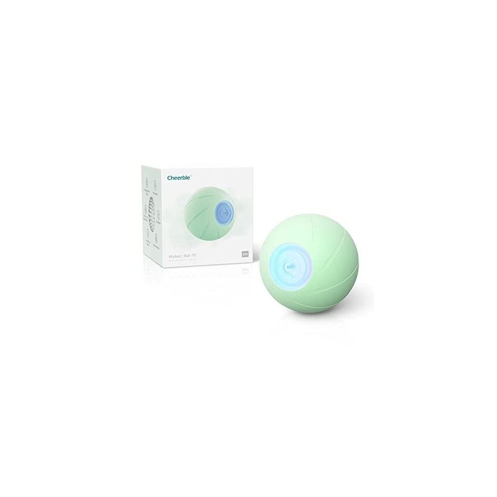 Interactive Dog Ball, Self Moving Dog Ball Toy with 3 Interactive Modes, Interactive Dog Toy Balls, Wicked Ball PE for Medium-Large Breeds, Smart Dog 