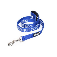 ASSISTANCE DOG Colour Coded 1.2m 1.8m Luxury Neoprene Padded Handle Dog Leads PREVENTS Accidents By Warning Others Of Your Dog In Advance (1.2m)