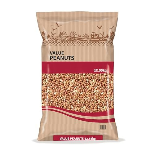 Split Peanuts for Wild Birds 12.5kg High Energy Food, High Protein