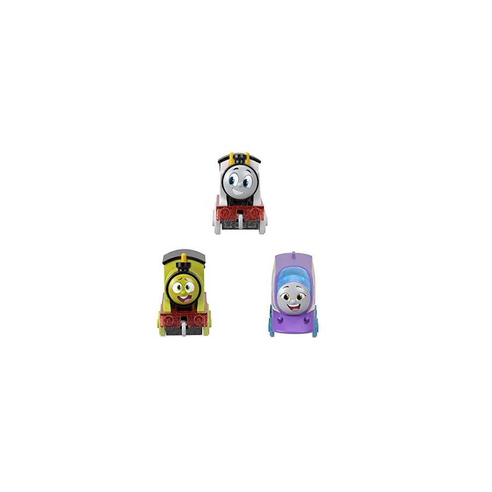 Toy Train 3-Pack, Color Changers, Diecast Thomas Percy and Kana Engines with Color Reveal in Warm and Cold Water , HNP82