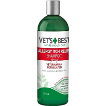 Vet's Best Allergy Itch Relief Dog Shampoo, Cleans and Relieves Discomfort from Seasonal Allergies, Gentle Formula 500ml