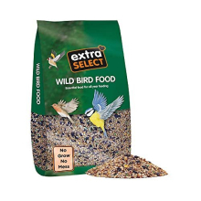 No Grow, No Mess Bird Seed Mix for Wild Birds: All Season Wild Bird Food, 100% Edible, No Waste Formula Birdseed - 12.75kg