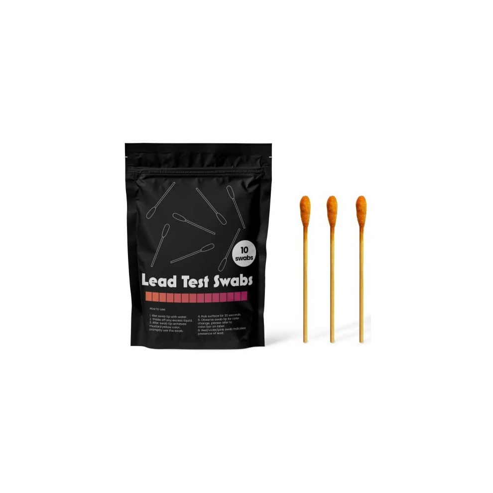 Lead Test Kit - 10 x Instant Testing Swabs for Lead (inc Lead Paint)