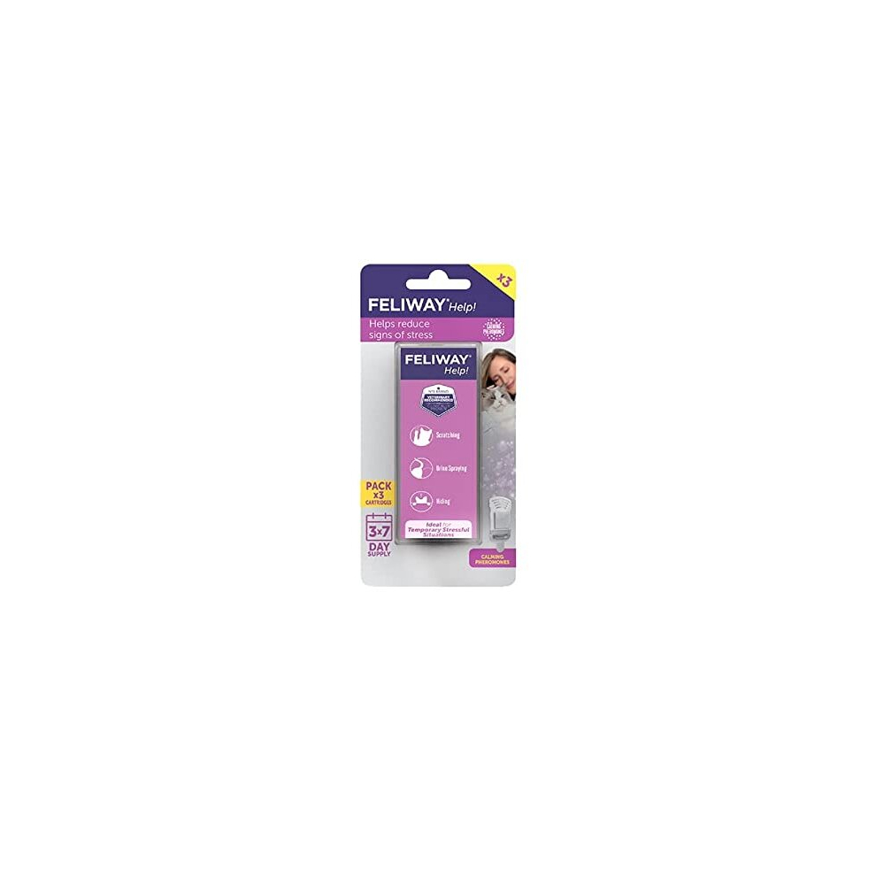Feliway Help 3 Refill Pack, White
