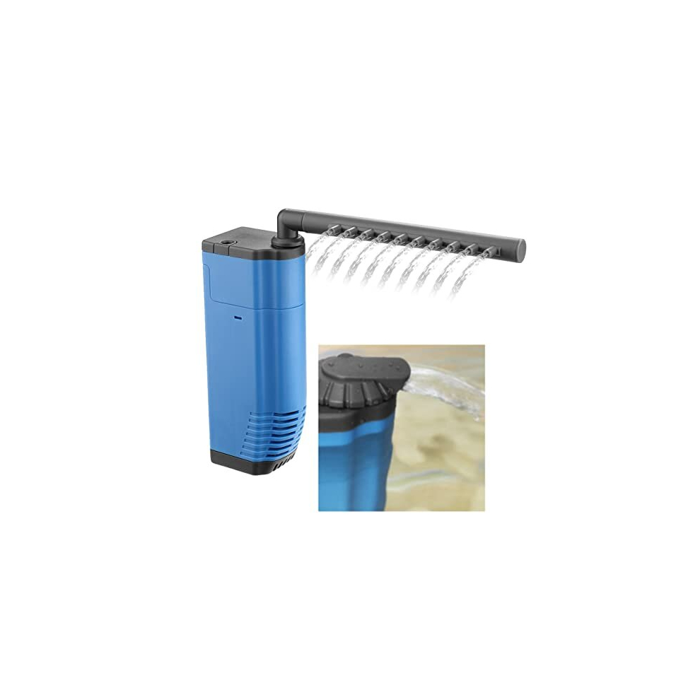 Submersible Internal Filter for Aquarium, Powerful Underwater Corner Filter for 20-150 litres Fish Tank