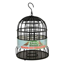 Premium Wild Bird Cage Fat Ball Feeder, Deters Squirrels and Larger Birds Such As Doves & Pigeons