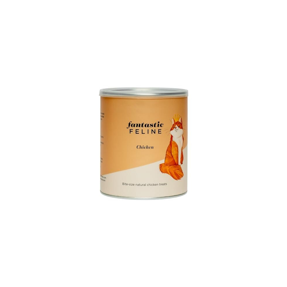 Pure chicken breast cat treats cat snacks kitten treats | Fantastic Feline Freeze Dried Chicken - Grain Free, No Fillers, No Preservatives, for Indoor