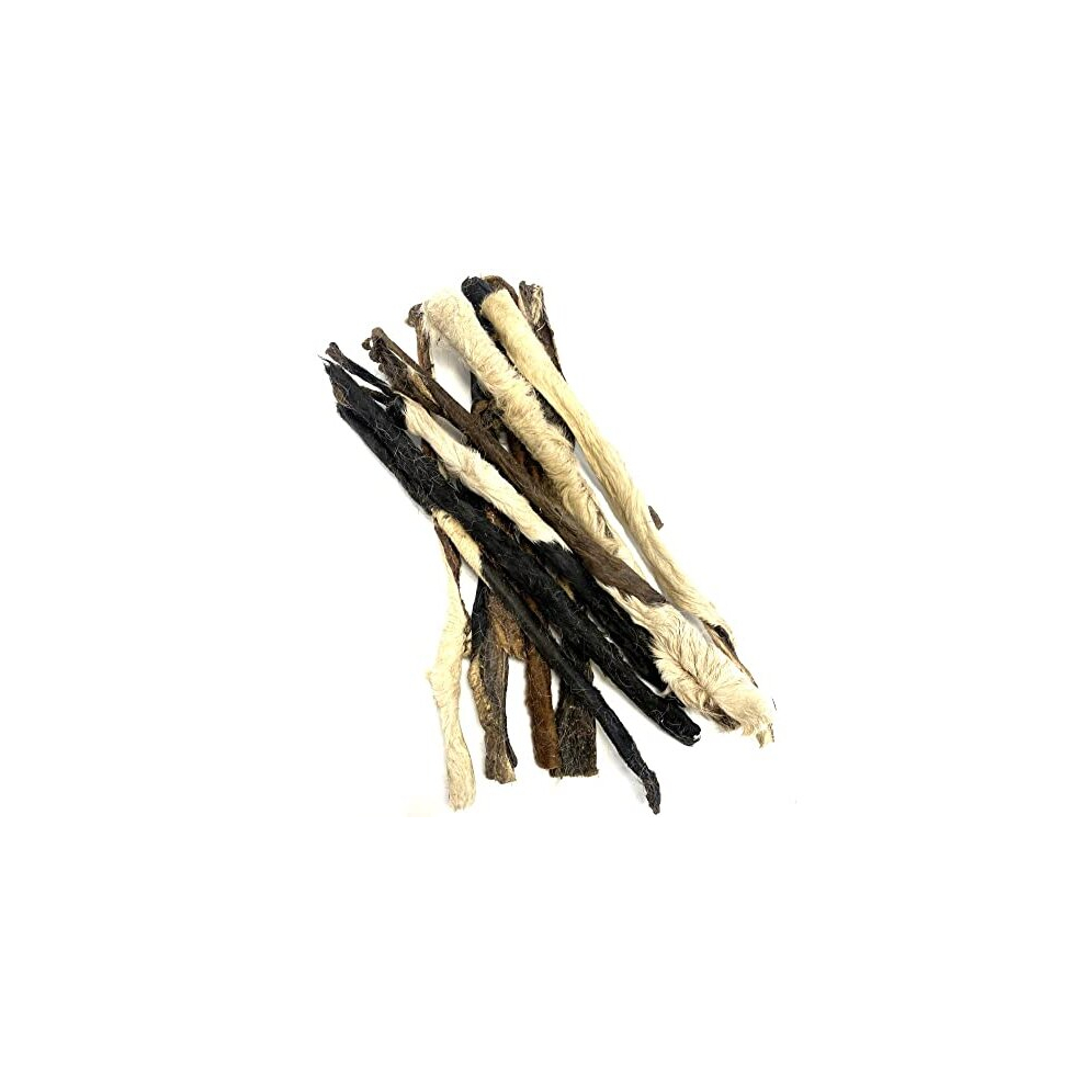 Beef Head Skin with Hair 1kg Natural Dog Treats Chews