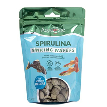 Spirulina Algae Wafers Complete and Varied Food for Tropical Bottom Feeder Fish (175g)