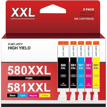 580 581XXL Ink Cartridge Replacement for Canon 580 & 581 ink cartridges for TS705 Ink Cartridges for Pixma TS6350 TS6250 TS8250 TS6351 TS6251 TS705