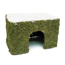 Naturals Wintery Hay Cottage, Activity Toy for Small Animals
