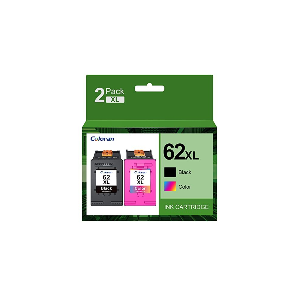 62Xl Ink Cartridges, For Hp 62 Xl And Tri-Color, Compatible For Envy 5540 5541 5542 5543 5544 5545 5546 5547 5548 5640 5642 5644 7640 Officejet Black 6975970211159