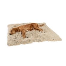 Calming Shag Fur Pet Throw Blanket, Taupe, 30"x40"