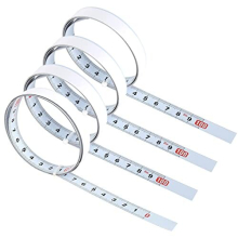 4 Rolls Carbon Steel Self Adhesive Measuring Tape include 2 Roll 1m Left To Right, 1 Roll 1m Right To Left, 1 Roll 2m The Middle To Left To Right