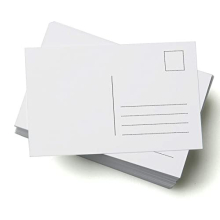 100 blank postcards, A6 350gsm card, perfect for craft projects and for designing individual postcard