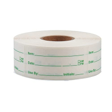 Dissolvable Labels Easy Peel Off - Frozen Food Labels Stickers That Leave No Sticky Residue After Use - Perfectly Sized Reusable Fridge Labels