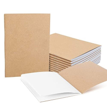 12 Pcs A6 Notebooks Small Pocket Sketch Notebooks Brown Sketch Books Brown Starter Sketchbook for Travelers Journal(14.8 x 10.5cm)