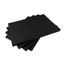 Card + Craft A4 270 GSM Black Card (Pack of 50 Sheets)