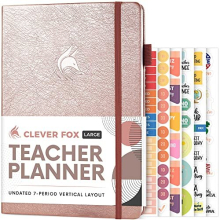 Teacher Planner – School Year Planner with Calendars & Lesson Plans – Teacher Plan Book for Classroom & Homeschool Organization (Smaller than A4