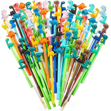80Pcs Dinosaur Gel Ink Pens, 16 Styles Cute Cartoon Gel Ink Pens 0.5 mm Black Ink Cool Pens Fun Kawaii Gel Ink Pens for Office Student Kids School