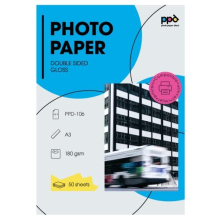 50 Sheets Inkjet Photo Paper A3 Double Sided Gloss/Gloss (180gsm) PPD-106