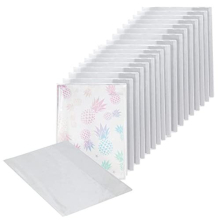 A4 Exercise Book Cover 20pk Clear Water Resistant - Slip On Protective Jackets for Notebook, PVC Sleeve (A4 x 20)