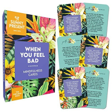 When You Feel Bad - 44 double-sided Mindfulness Cards with Positive Affirmations, Daily Well-Being Tool & Gift