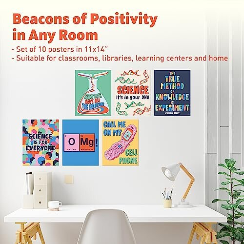 S&O Large Science Posters for Classroom Elementary School - Science Classroom Decor - Science Classroom Posters High School Classroom Decor - Science 1