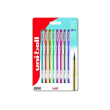 UM-120-NM Signo Metallic Gel Pens. Premium 0.8mm Rollerball Tip for Super Smooth Handwriting, Arts and Crafts, Journaling, Card Making, Scrapbooking,