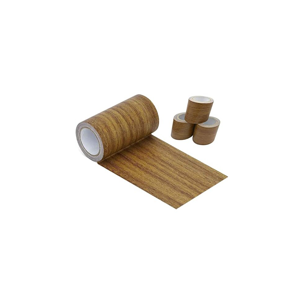 5M Woodgrain Patterned Duct Tape Wood Effect Repair Adhensive Duct Tape For Furniture Door (Antique Oak) 765390145457