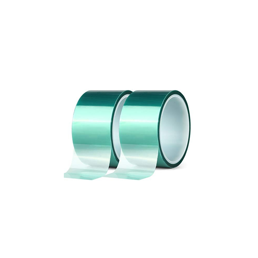 2 Roll Polyester High Temperature Masking Tape, Pet Tape With Silicone Adhesive, Ideal For Painting, Powder Coating, Anodizing, Circuit Boards,3D 193499950984