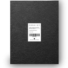 A4 Binding Covers,300 GSM, Leather Grain Paper Binding Covers, Black (Pack of 100)