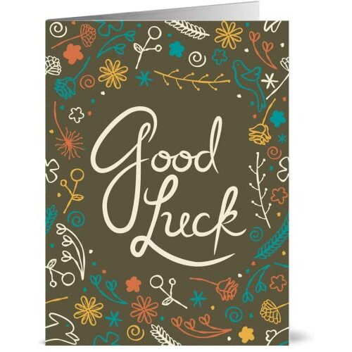 36 x Good Luck Cards Multipack - 6 Different Designs Great Value 1