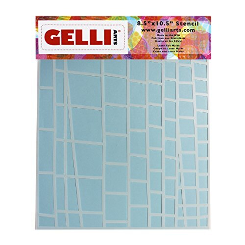 Ladder Stencil, Synthetic Material, White, 33 x 22.9 x 0.1 cm