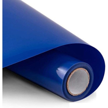 Heat Transfer Vinyl Roll 12" x10ft,HTV Iron on Vinyl for DIY T-Shirts Garments Bags and Other Fabrics(Blue)