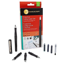 Creative Calligraphy Writing Pen Set with a Nib Switch Facility - for Everyday and Italic Calligraphy Style