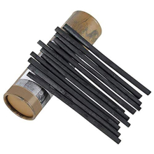 Natural Drawing Charcoal, Willow Charcoal, Length 13.5 cm, Pack of 25 (5-8 mm)