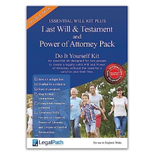 LegalPath Double Essential Will Kit Plus - Double Pack for Two People - Last Will and Testament & Power of Attorney Do-It-Yourself Kit. Really