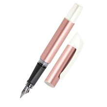 Calligraphy fountain pen/Best writer - ONLINE Campus Rosegold - iridium nib size 0,8 mm, ergonomic soft grip, for standard ink cartridges, refillable,
