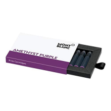 8 x Amethyst Purple Fountain Pen Ink Cartridges 124487