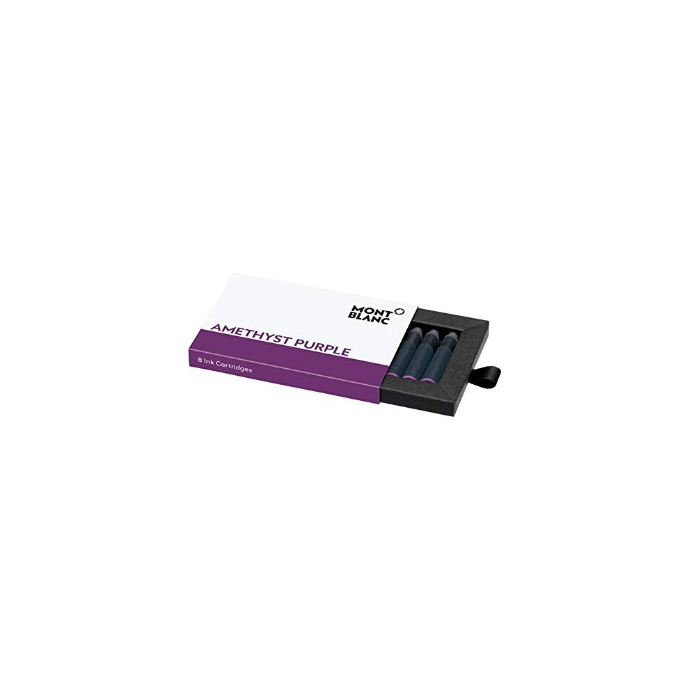 8 x Amethyst Purple Fountain Pen Ink Cartridges 124487