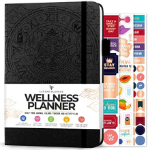 Legend Wellness Planner & Food Journal – Daily Diet, Health & Fitness Journal with Exercise & Weight Loss Trackers – Lifestyle, Nutrition &