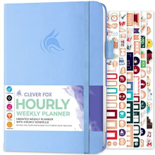 Planner Schedule - Weekly & Monthly Life Planner with Time Slots, Appointment book, and Daily Organizer to Increase Productivity, Undated, A5-Sized,
