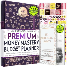 Financial Planner & Monthly Budget Planner and Monthly Bill Organizer - 12 Month Journey to Financial Freedom, Monthly Budget Book Planner | Much More