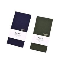 Undated Pocket Weekly Planner Schedule Organizer Agenda Year Month Week Plan A6 Notebook