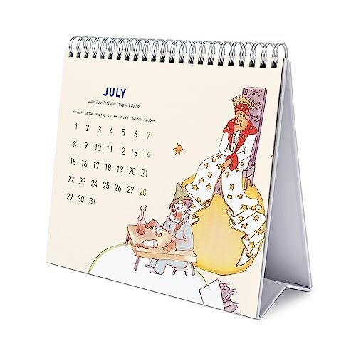 The Little Prince Desk Calendar 2024 Desktop Calendar 2024 8 x 7